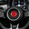 Fiat 500 (08+) Декоративна накладка на емблему керма з вуглецевого волокна