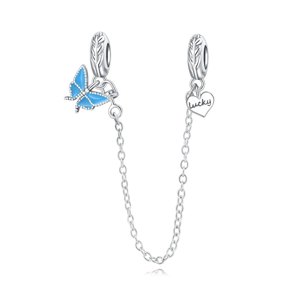 Coppersafety Chain Pendant Series Love Planet Butterfly Bee For Women Diy Bracelet Necklace Jewelry Making Gift