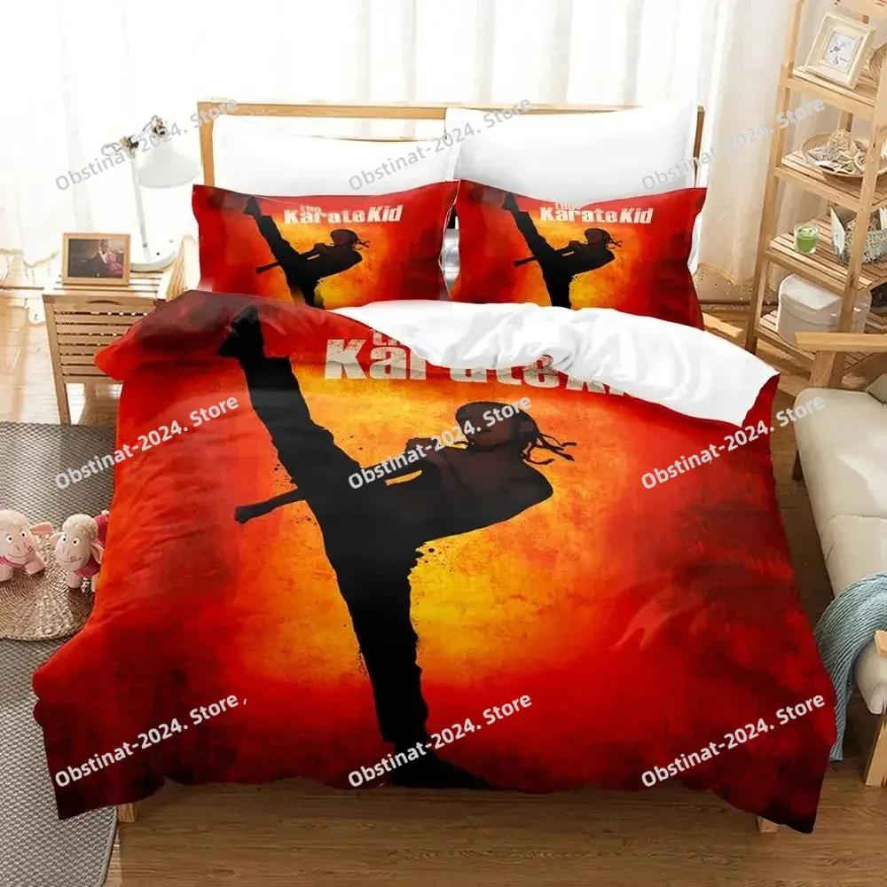 Karate Kid Bedding Set Boys Girls Twin Queen Size Duvet Cover Pillowcase Bed Kids Adult Fashion Home Textileextile