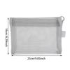 1/3PCS Mesh Hard Disk Card Reader Bags Portable Earphone Data Cable Chargers Storage Bag U Disk Zipper Pouch Travel Organizer