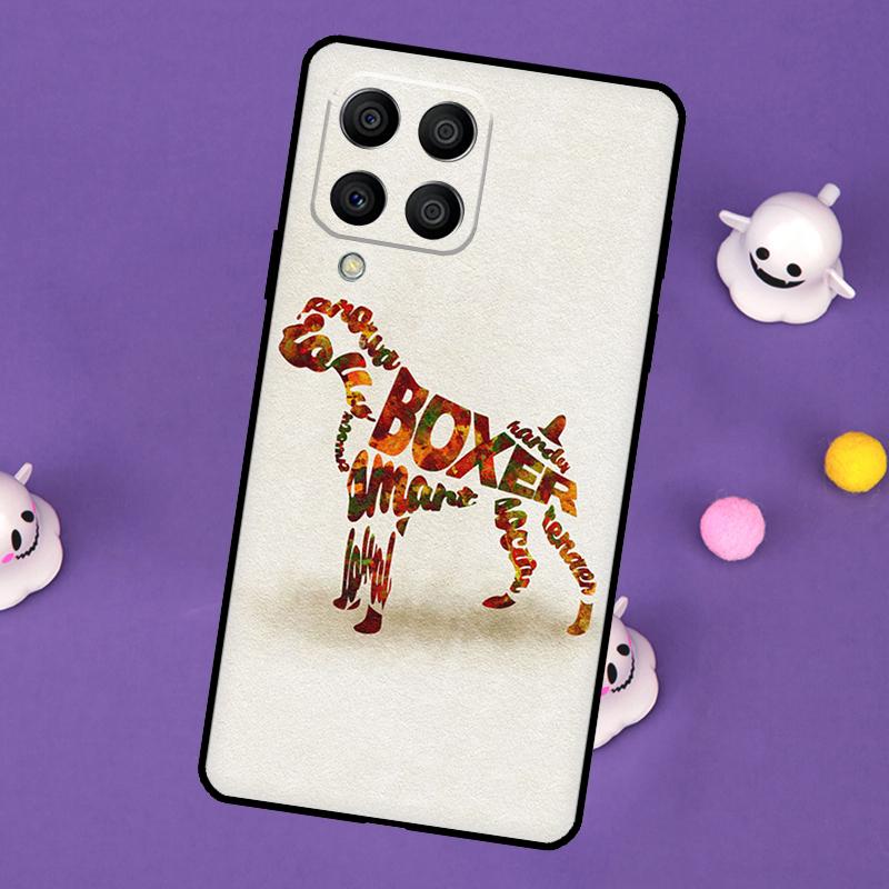 Boxer Dog Puppy Cover For Samsung Galaxy M55 M15 M33 M13 M23 M53 M31 M51 M14 M34 M54 M20 M30s M52 M32 Case