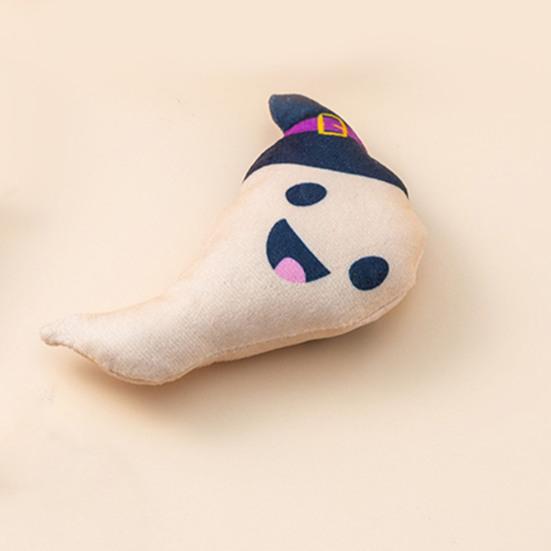 Cat Toy with Catnip Teeth Cleaning Play Toy Durable Bite-Resistant Halloween Plush