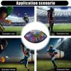 Light Up Rugby Ball Reflective Football Leakproof Cool Size 6 Size 9 Sports Gear Lighted Football Glowing For Yards Parks Gyms