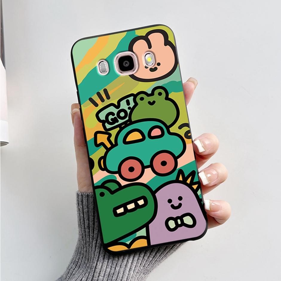 For Samsung Galaxy J7 2016 Novel Style Painting Back Cover Coque For Samsung Galaxy J7 2016 Cute CartoonThick Fashionable Shells