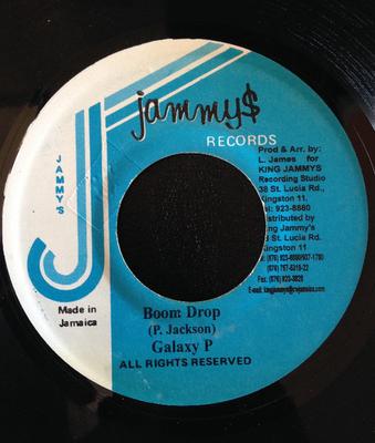 7inch Record GALAXY P - Boom Drop NONE Jammy's Records Jamaica Reggae, Ska & Dub Used