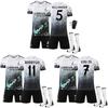 Fußballtrikot mit Drachenmuster Nr. 9 aus Polyester für Fußballfans