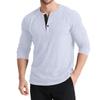 Men S Long Sleeve Knit Polo Shirt Casual Plus Size Stand Collar