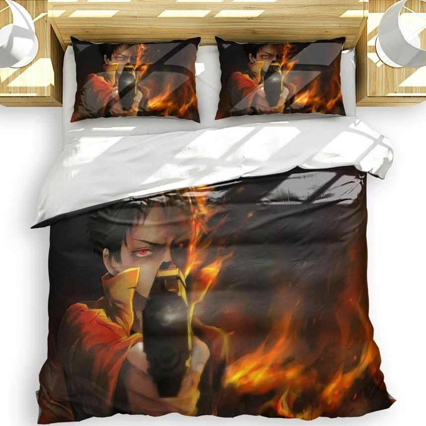Anime One Punch Superman Bedding Three-Piece Quilt Cover