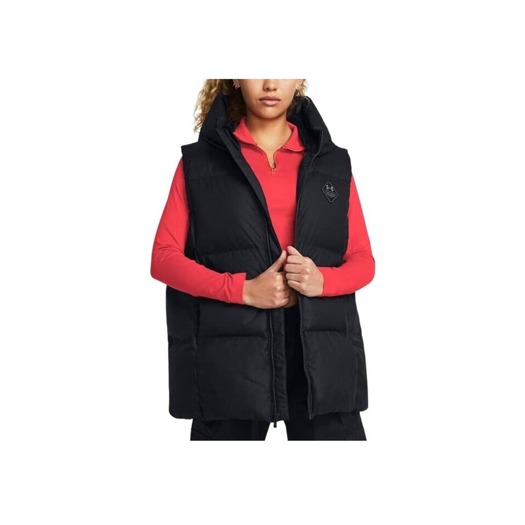 Under Armour Limitless Warm Training Hooded Vest Women Vest Black 1384650-001