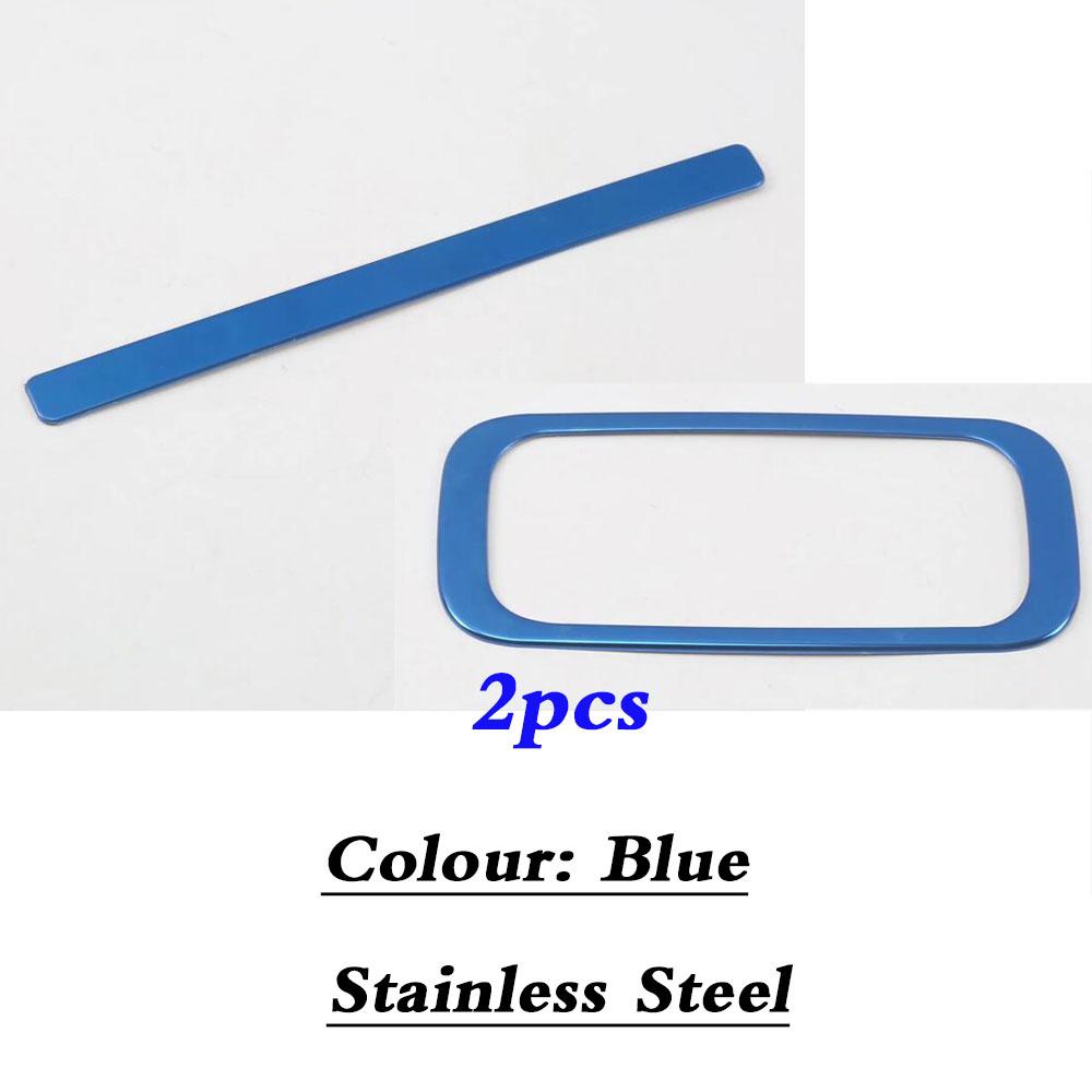 Car Stick Cover Interior Trim Stainless Steel Center Console Cup Gear Box Frame Part 1pcs For Volvo XC60 2018