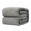 Winter Throw Blanket for Bed Fluffy Plaid Blankets on The Sofa Solid Color Bedspreads Decorative King Size Coral Fleece Blankets