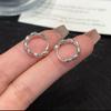 S925 Summer Fashion Rice Bead Earrings - Light Luxury & Cool Style for Women