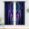 2pcs Classic Style Polyester Dreamcatcher Blackout Curtains   with Grommets   for Bedroom & Living Room