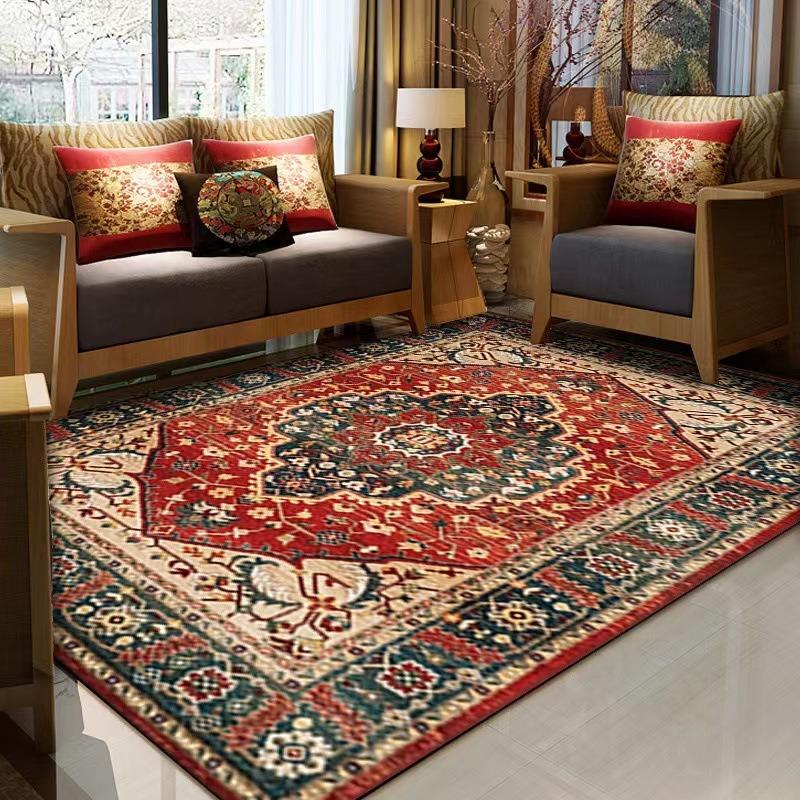 Vintage Persian coffee table carpet Living room, bedroom carpet, bay window carpet