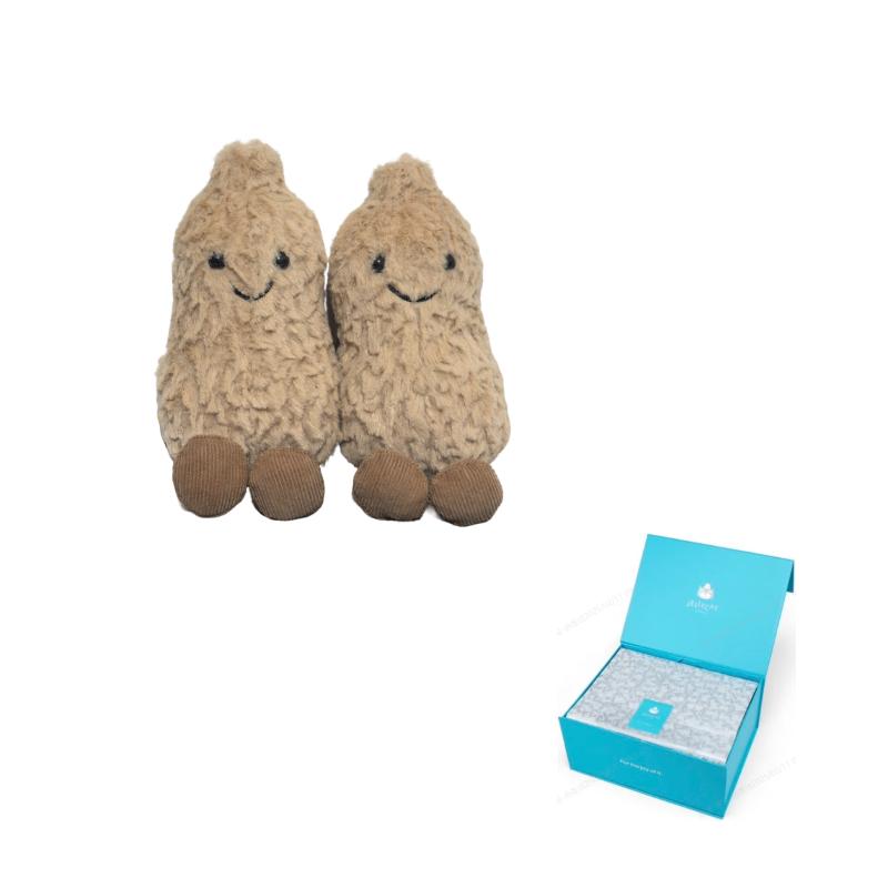Jellycat Fun Food Series Peanut Companion Comfort Doll Plush Doll 15cm Height