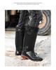 Men's Waterproof Non-Slip High-Top Rain Boots, Thick-Soled and Wear-Resistant for Fishing, Work, and Mining.