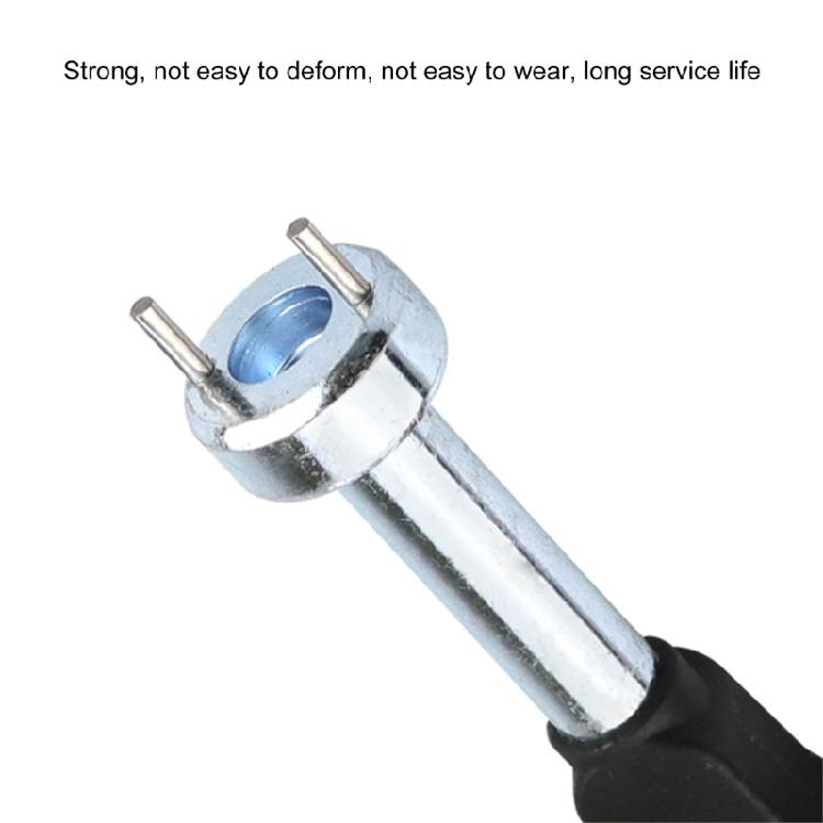 Golf Spikes Wrench Two Pins Shoe Spikes Remover Twist Nails Puller Golf Shoe Spikes Removal Tool Cleat Replacement Tool