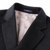FAPAI Men's Detachable Goose Down Wool Overcoat