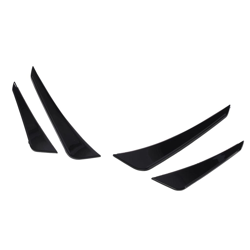 4Pcs Front Bumper Side Air Vent Trim Improved Aerodynamics Glossy Black Mudguard Side Wing Vent Trim for 1 Series F20