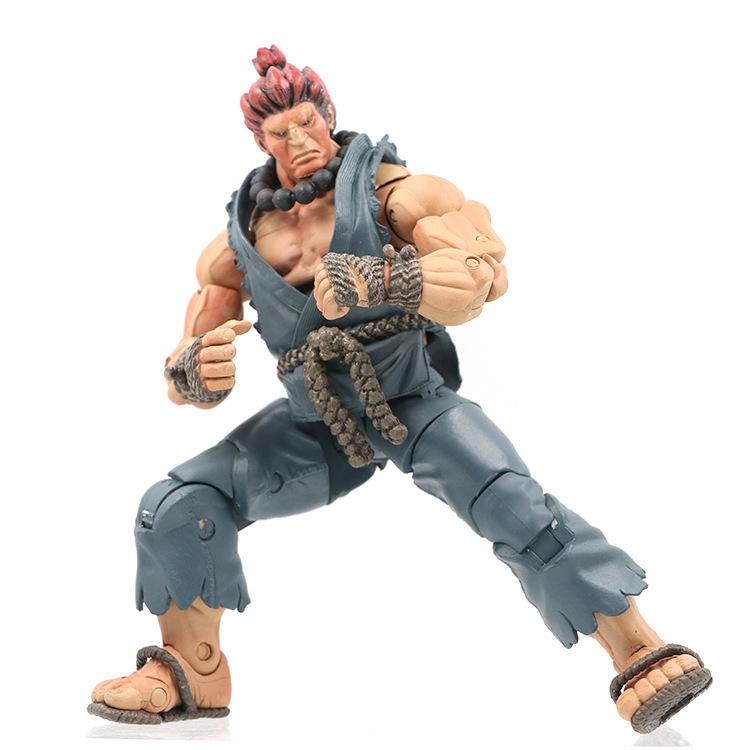 NECA 7-inch Street Fighter Ryu, Ken, Guile, Chun-Li, Akuma Action Figures