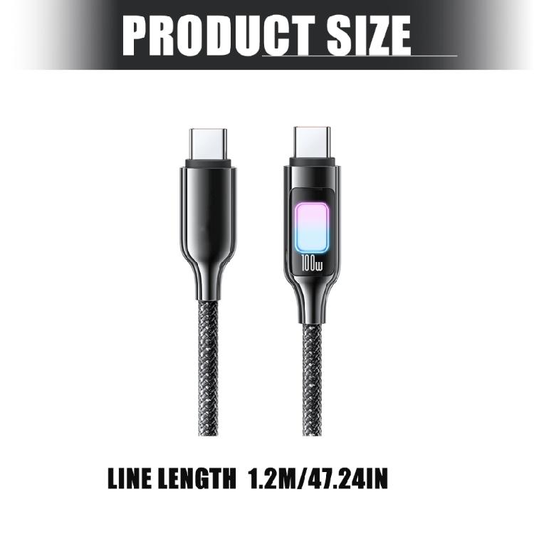 Type C to USB C Cable Fast Charging Quick Charging Cord Nylon Braided Cable for Phone Tablet Laptop Accessories