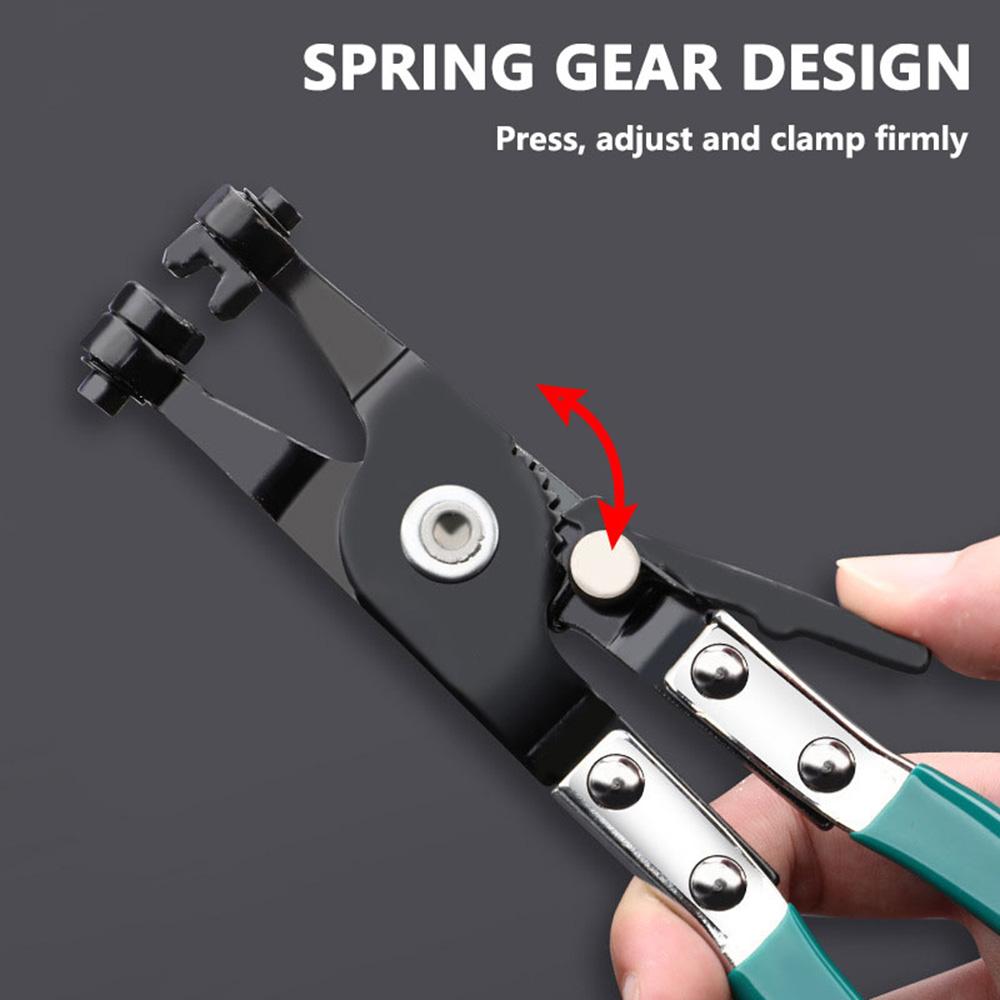 Bendable Hose Clamp Pliers Car Remover Kit Cable Type Flexible Wire LongStraight Throat Tube Bundle Clamp Tool