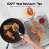 1/3Pcs Silicone Stainless Tong Steel Anti Scalding BBQ Food Tongs Non-Stick Resistant Barbecue Tongs Salad Tong 7/9/12inch