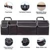 Car Trunk & Backseat Organizer - High Capacity Oxford Storage Bag, Multi-use Seat Back Organizers, Automobile Interior Accessory
