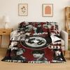 Kpop Stray Kids Music Star Flannel Blanket Soft Warm Throw Blanket for Bedroom Living Room Bed Travel Camping Picnic Gift