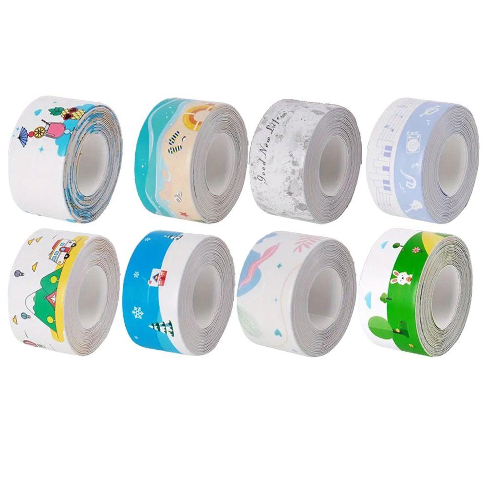 PVC Seam Adhesive Tape 3.2m/Roll Shower Tile Sealer Professional Caulk Tape  Kitchen Gadgets