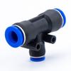 Haisidick Plastic Reducing T-Connector for Air Hoses CN Plug (adapter Included)