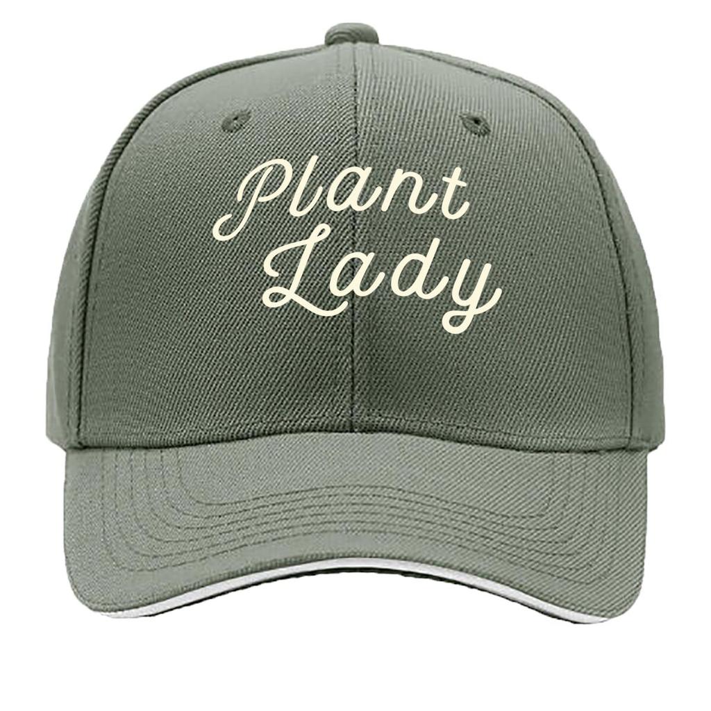 PLANT LADY Vintage Soft Breathable Adjustable Dad Hat Suitable for Women and Unisex Gardening Outdo Sandwich Baseball Cap