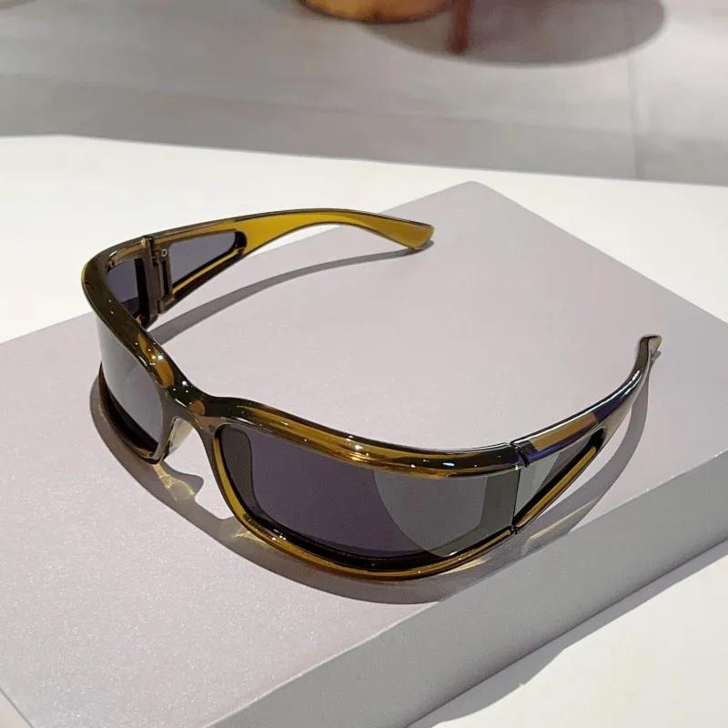 y2k Vintage Windproof Sport Goggle Sunglasses Women For Men Sun Glasses Punk Outdoor Luxury Brand Designer Cycling Eyewear UV400