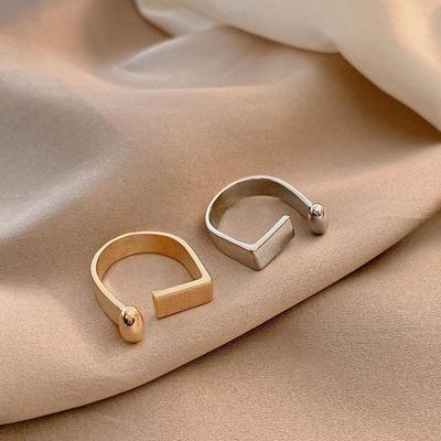 2021 Geometric Adjustable Fashion Ring for Women - Trendy Internet Celebrity Design
