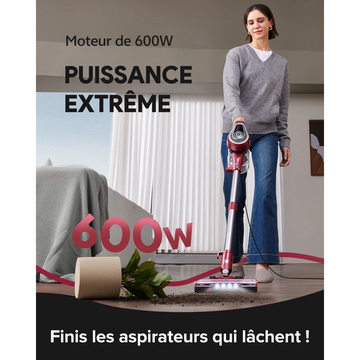 Handheld Vacuum Cleaner - VACTIDY - C8 - 600 W - 6,000 Pa
