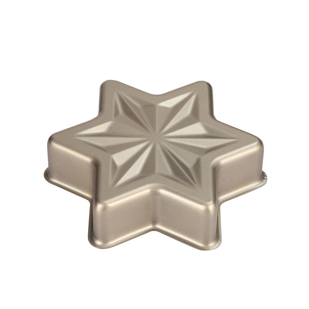 Carbon Steel Star Shape Cake Pan Creative Multifunction Non-stick Baking Pan Easy Release Easy Clean Sponge Cake Mold