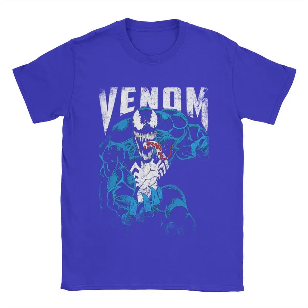 Venom T Shirts Pure Cotton Tops Novelty Short Sleeve Round Collar Tees Party T-Shirt Unisex