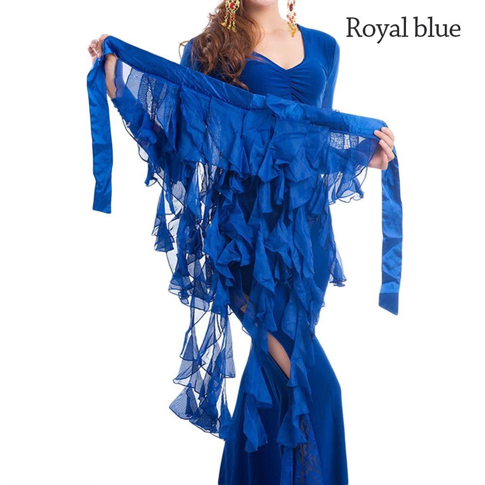 Shiny Hip Scarf Tassels Dancer Skirt Women Show Costumes