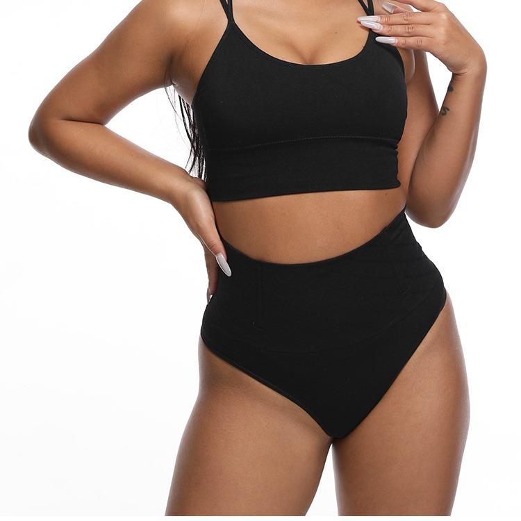 String gainant taille haute sans coutures: Body Shaper Grande Taille avec Taille Sexy et Remonte-Fesses - Style Européen et Américain
