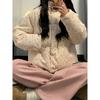 Korean Fashion Design Parkas Stand Up Collar Floral Short Cotton Coats 2026 Winter New Versatile Thick Warm Bread Jacket