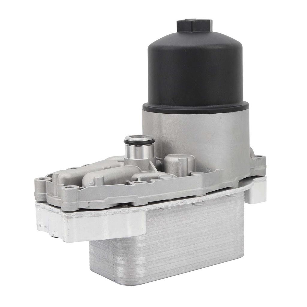 Engine Oil Cooler LR040738 Oil Cooler Radiator Assembly Replacement for Land Rover Discovery 4 Range Rover Sport