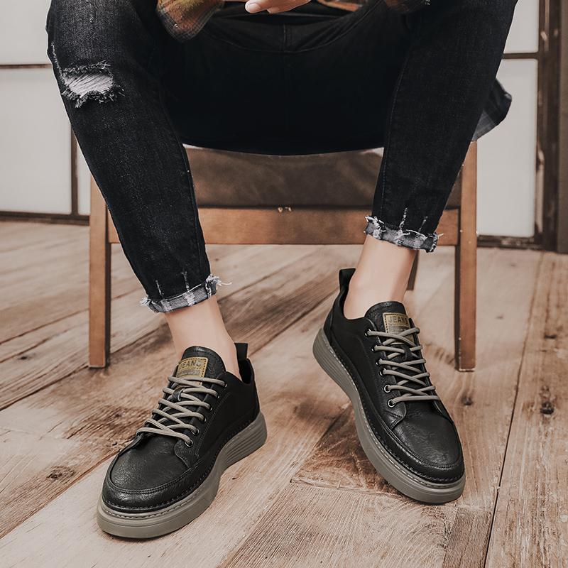 Pánské ležérní čtyřsezónní módní skateboardingové studentské pohodlné tenisky chlapecké trendy měkká podrážka prodyšné boty