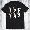 Fort Dance Emotes Black White Tshirt Funny Gaming Merch Dab Unisex Harajuku Tops T Shirt Fashion Tees