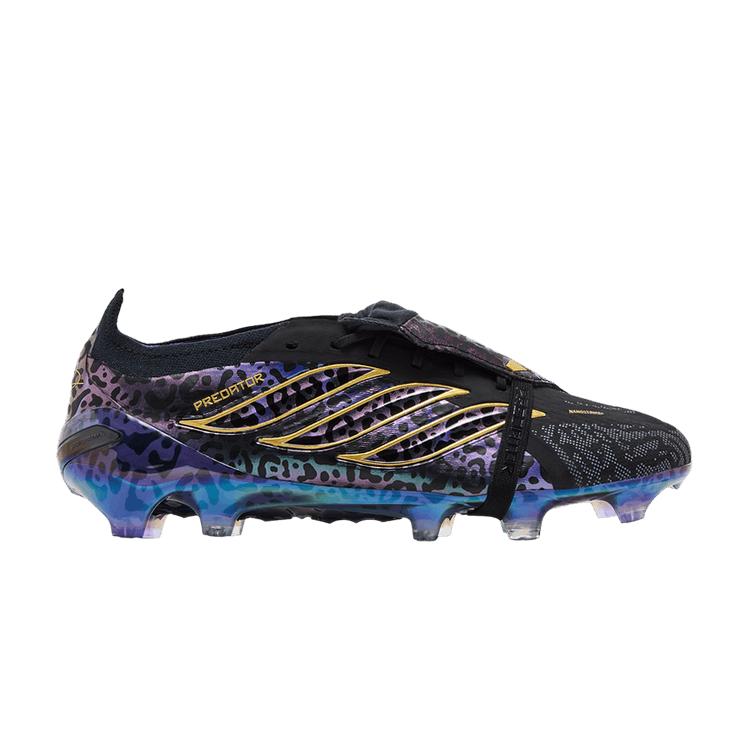 adidas Predator Elite Língua Dobrável FG Kaka Preto Essencial Dourado Metálico 41