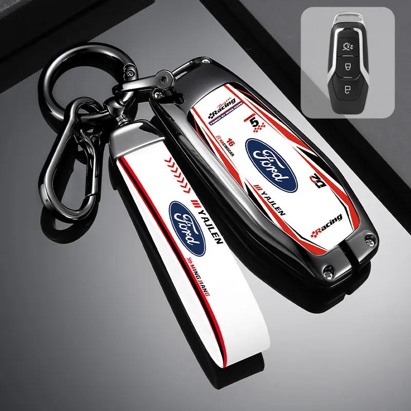 Nová samolepka na auto 2026 2025 Horký kryt pouzdra na klíče od auta Skořepina Závodní designové doplňky Pro Ford Fusion Mondeo Mustang F-150 Expl