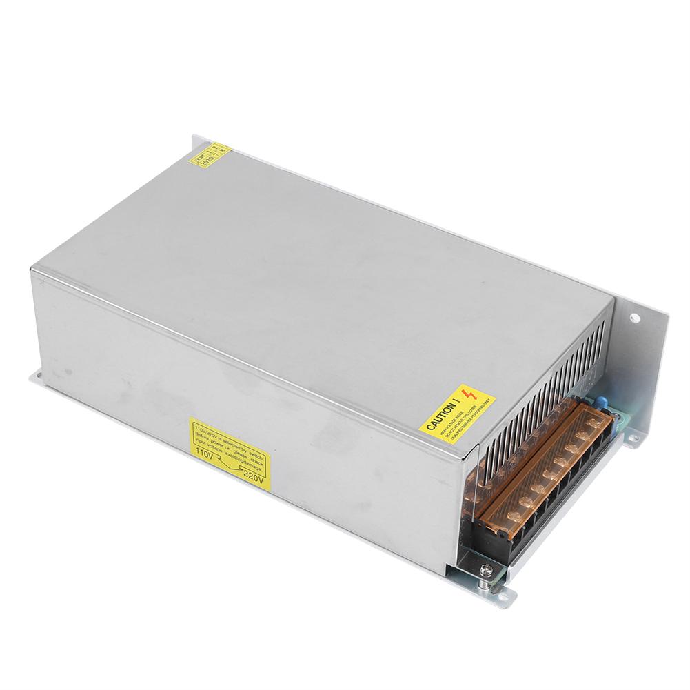 Power Supply Driver Adapter Aluminum Alloy 36V LED Screen Strip Light 3D Printer(S‑360‑36;36v 10a 360W: AC110Celsius220V+Celsius-