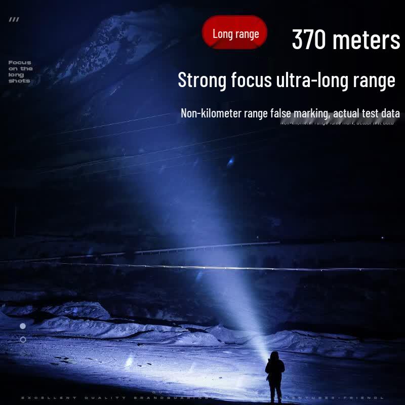 SupFire Laser Cannon MAX High-Power Rechargeable Flashlight