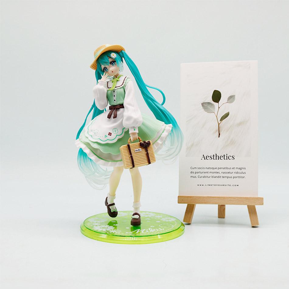 In Stock Hatsune Miku Collection, Princess Lolita Punk Pastoral Style Lollipop Exquisite Figure, Collectible Anime Ornament