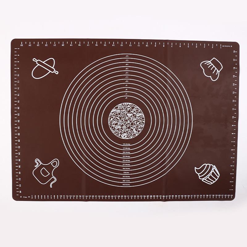 Silicone Kneading & Baking Mat - Heat-Resistant, Thick, Ideal for Dough, Noodles & Cutting