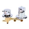 Brass Mixing Diverter Valve G1Celsius2 Male Screw Cold Hot Shower Faucets Tap Temperature Mixer for Bathroom